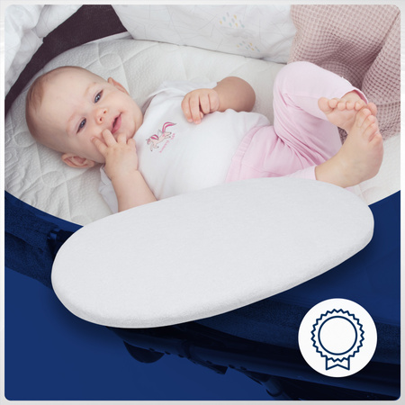 Prześcieradło do Gondoli Wózkowej Dopasowane z Gumką na Materac