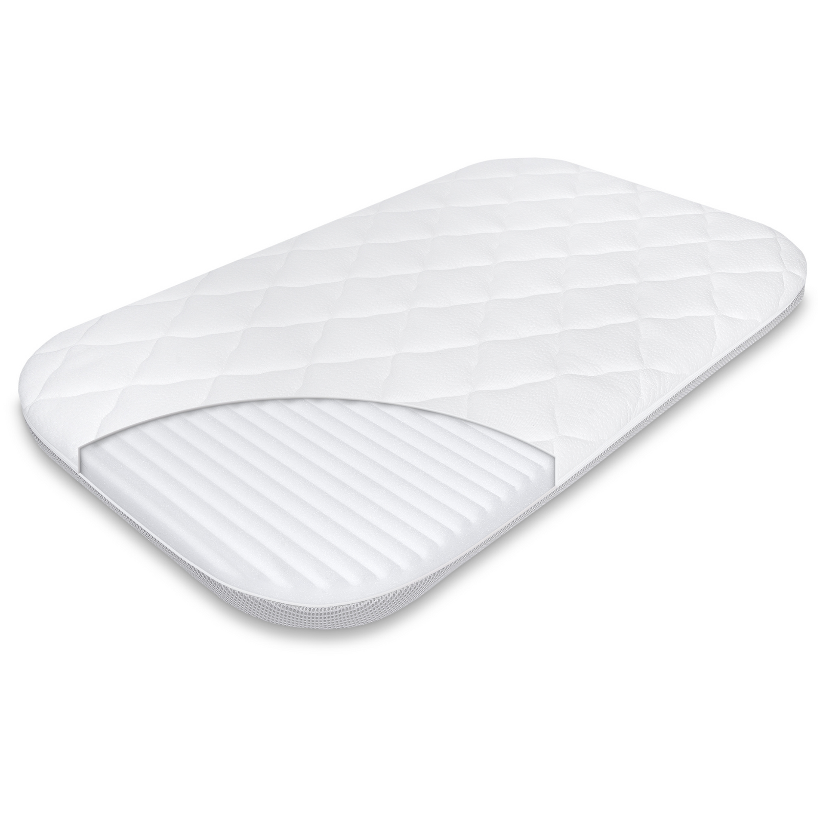 Materac 86x50 do dostawki Momi Smart Bed, Lionelo Theo / Timon / Luna, Espiro Cloud, Kinferkraft Sofi - / Plus