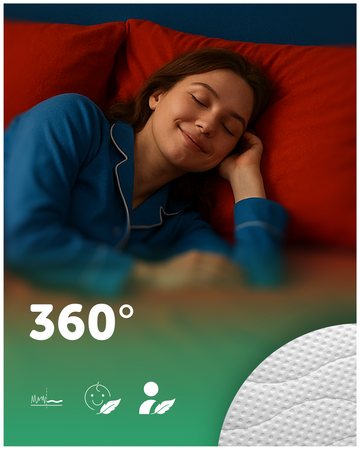 Materac 160x200 Fizjomax® Adult Poleca Mama Fizjoterapeuta