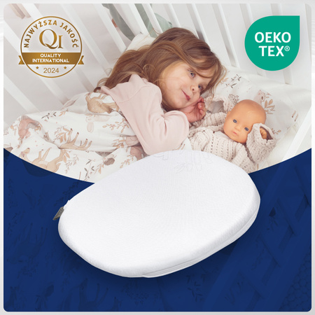 Poduszka Klin do Gondoli Wózka Antyrefluksowa dla Niemowląt 30x38x7,5
