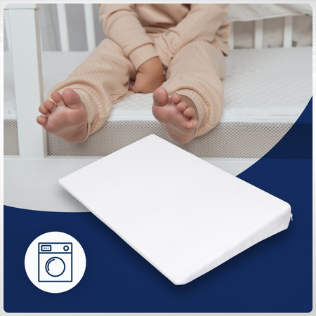 Poduszka Klin do Łóżeczka Antyrefluksowa dla Niemowląt 70x38x7