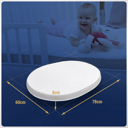 Materac do Łóżeczka Stokke Sleepi Mini V3 78x60 Wysokoelastyczny