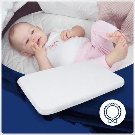 Prześcieradło do Dużej Dostawki lub Kołyski Dopasowane z Gumką na Materac