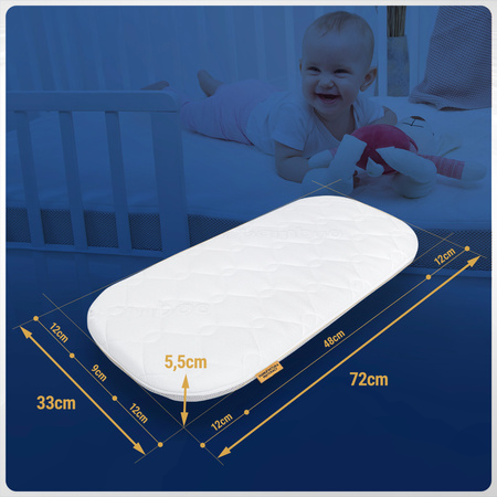 Materac 72x33 do kołyski Chicco Baby Hug