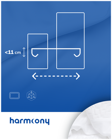 Ochraniacz na materac 120x60 Harmoony wodoodporny bambusowy