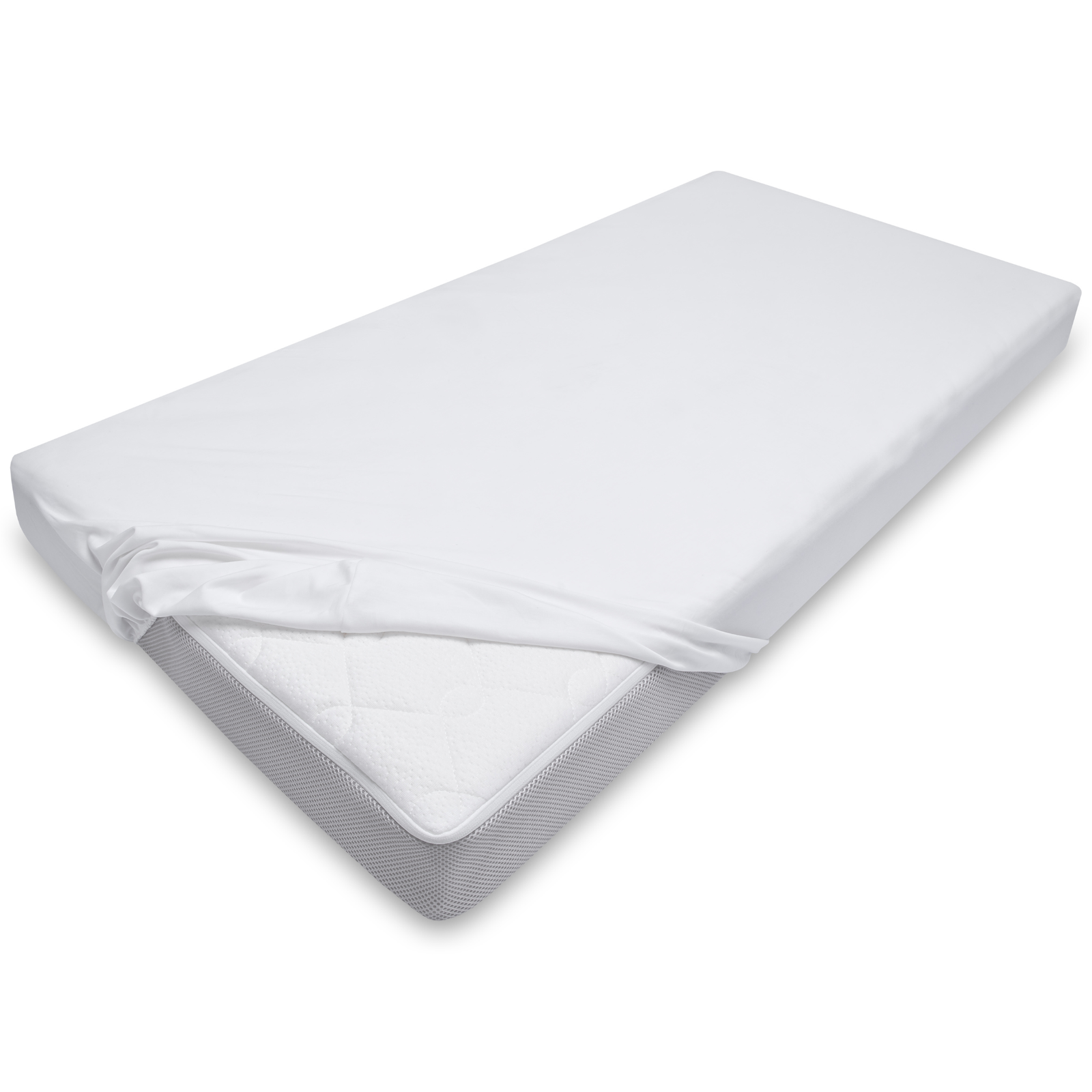 Prześcieradło Harmoony do łóżeczka 140x70 bawełniane z gumką