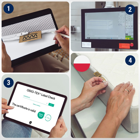 Materac 70x140 do łóżeczka Piankowy