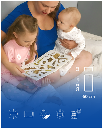 Prześcieradło Harmoony do łóżeczka 120x60 bawełniane z gumką