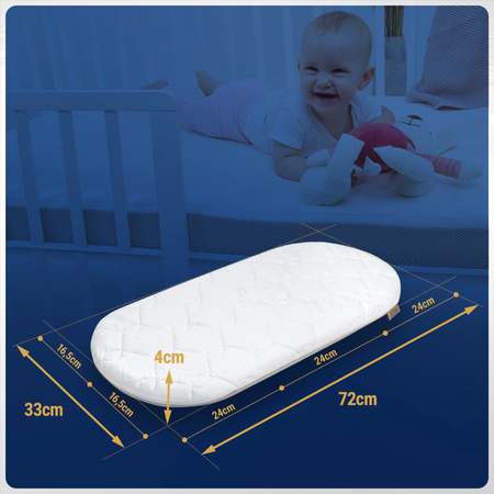 Materac 72x33 do gondoli wózka Piankowy