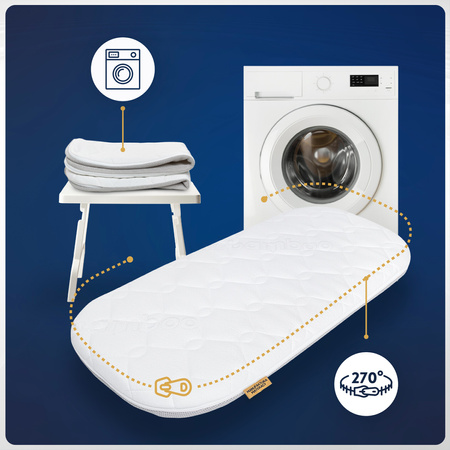 Materac 77x39 do kołyski Chicco Baby Hug 5w1