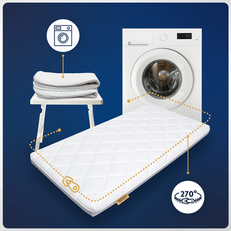 Materac 90x50 do kołyski Piankowy