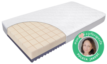Materac 70x200 Fizjomax® Junior Poleca Mama Fizjoterapeuta