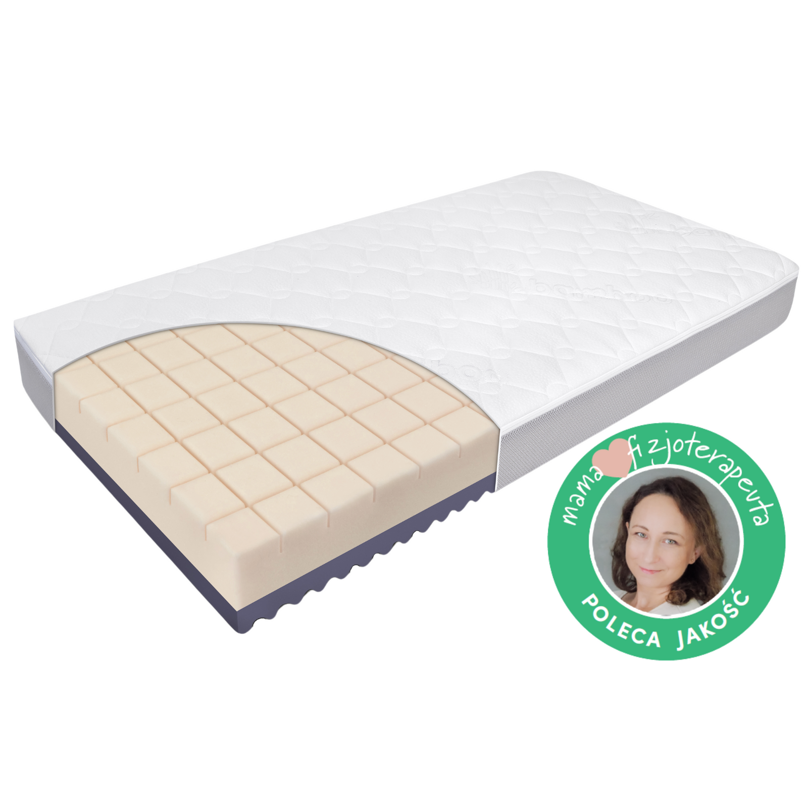 Materac 100x180 Fizjomax® Junior Poleca Mama Fizjoterapeuta