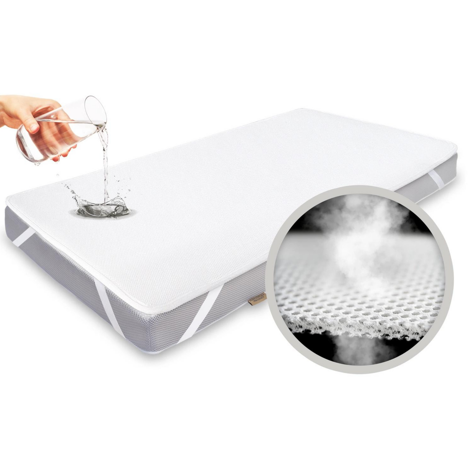 Ochraniacz na materac 110x200 Oddychający Wodoodporny